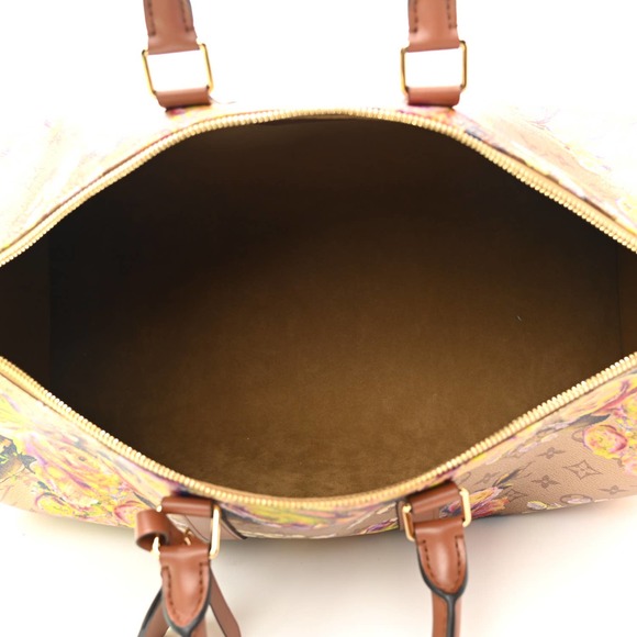 ❌❌ Louis Vuitton Gold Keepall 45 bandouliere Monogram Garden Party travel bag LV - Picture 3 of 11